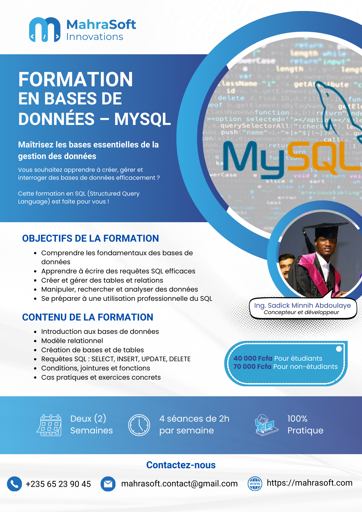 FORMATION EN BASES DE DONNÉES – MySQL